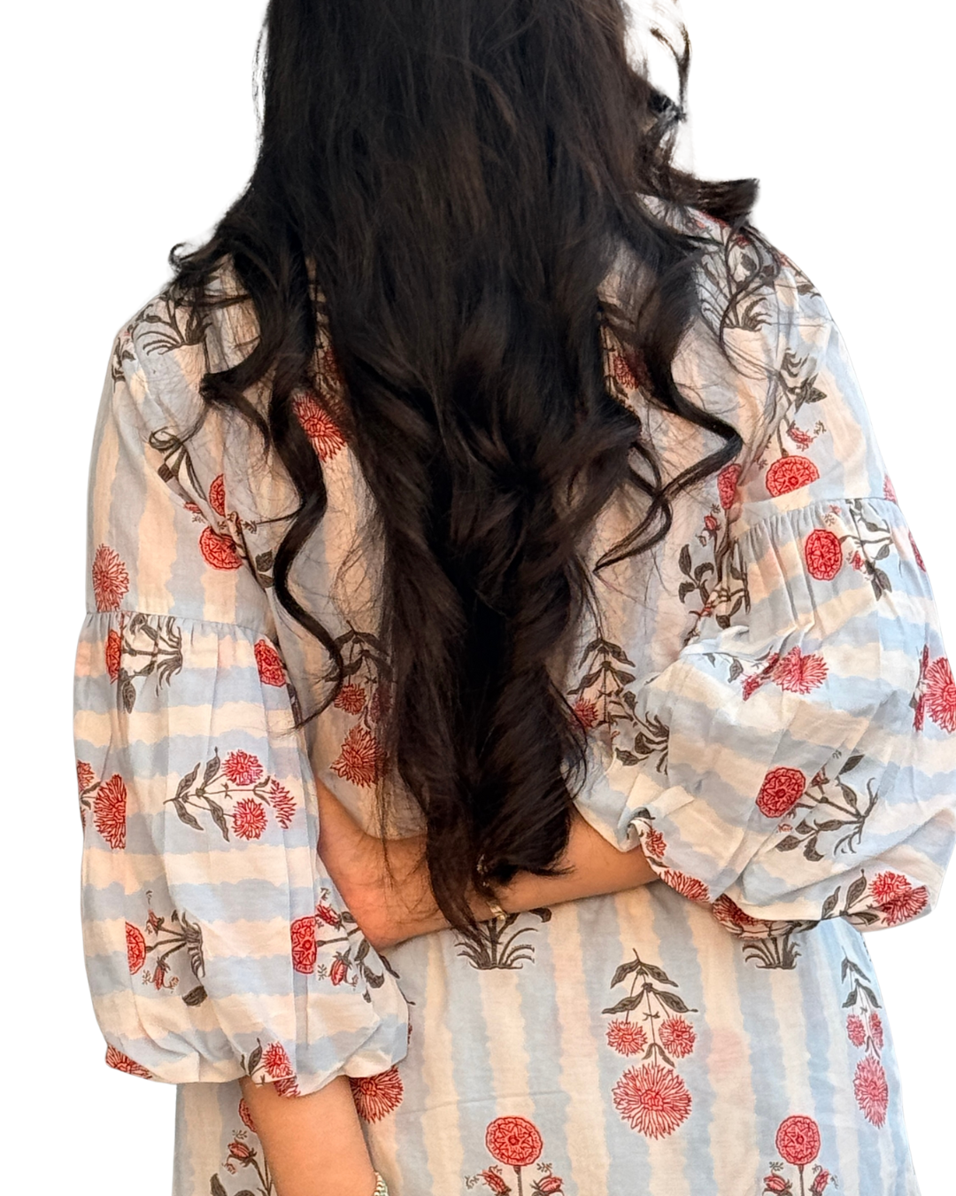 Peekaboo Blue Kurta Set