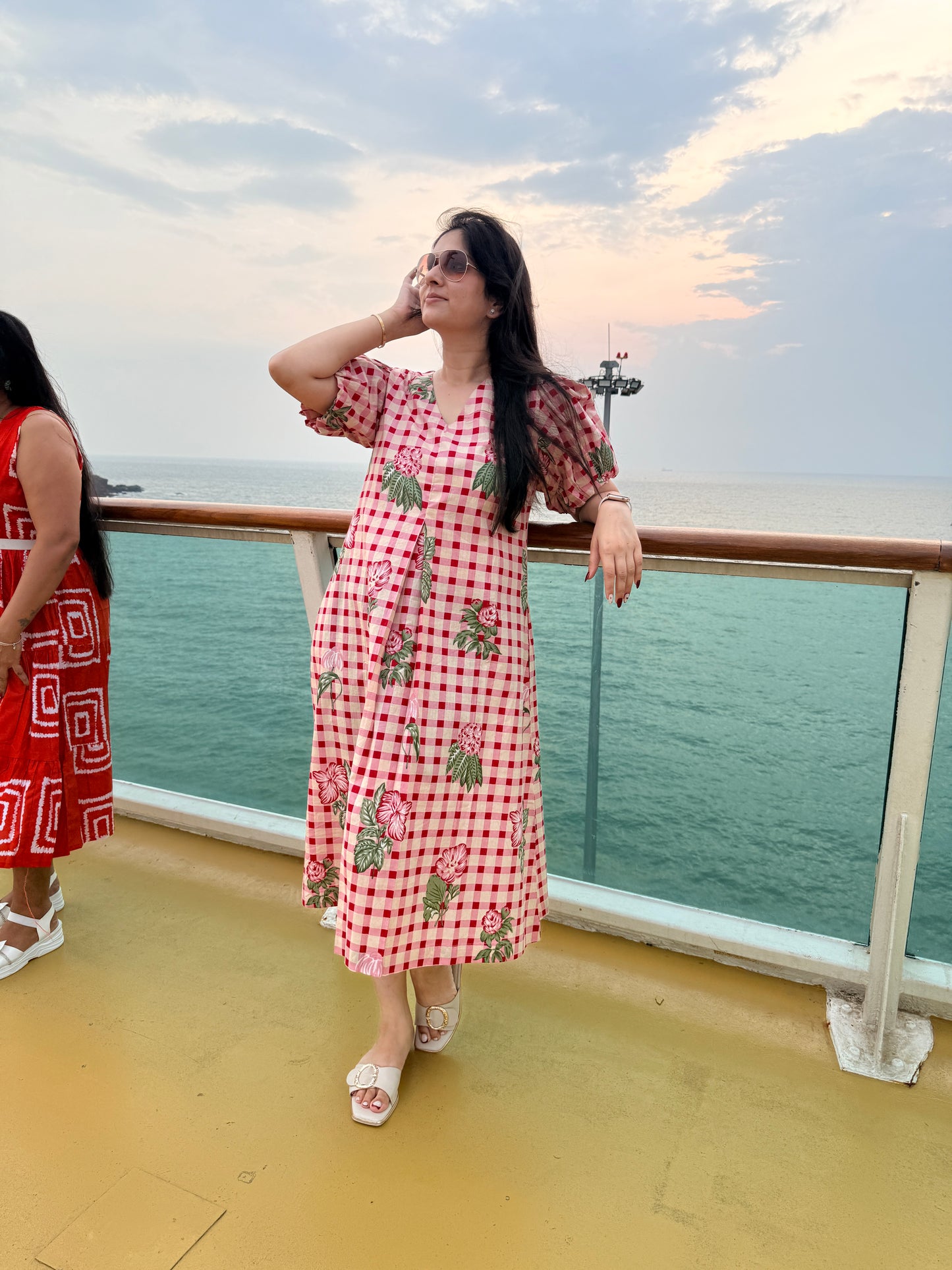 Rosé Picnic Dress 🌸