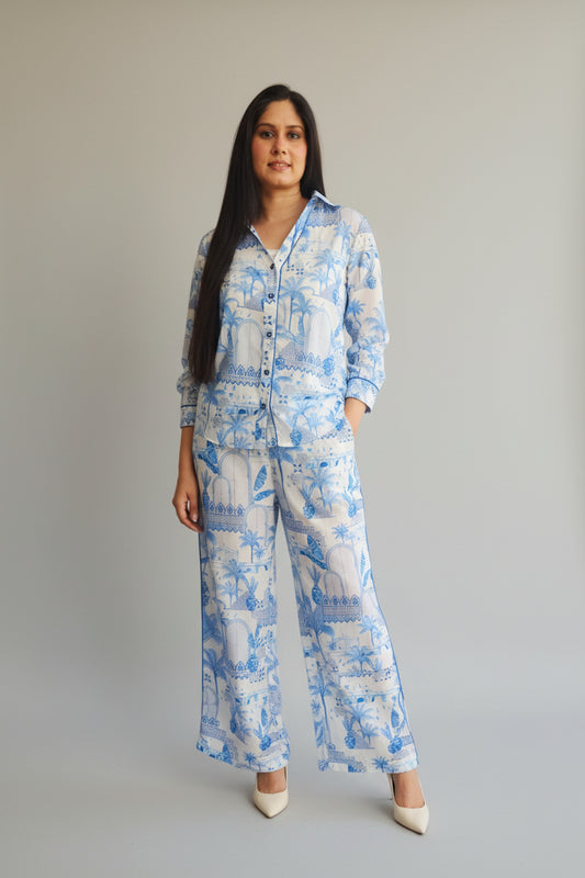 Blue Mirage Co-ord Set