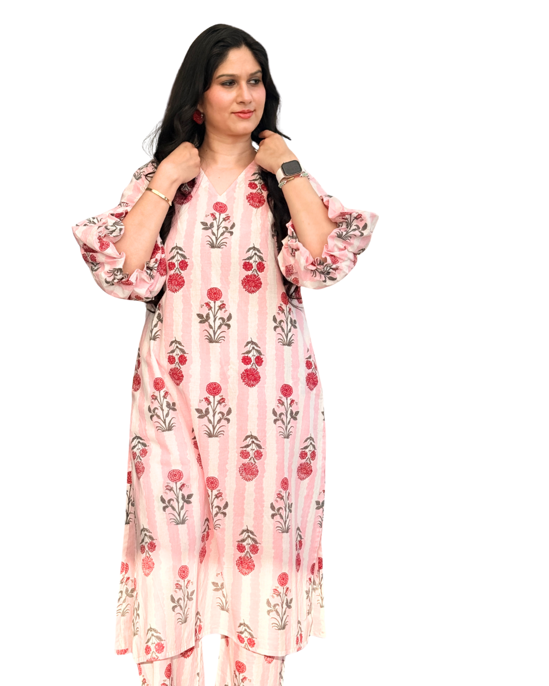 Peekaboo Pink Kurt Set