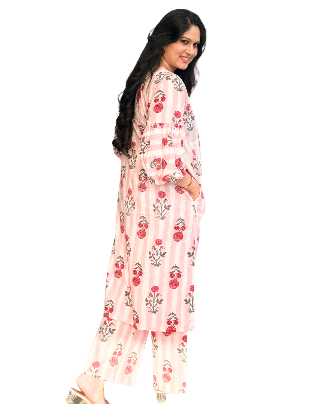 Peekaboo Pink Kurt Set