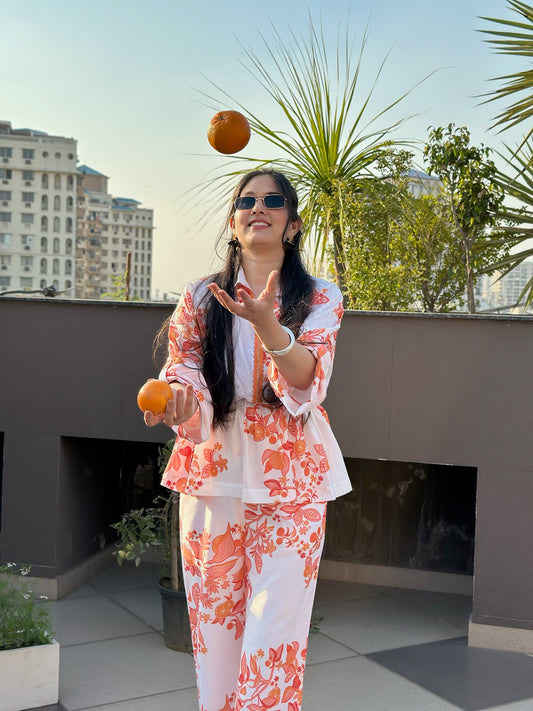 Citrus Bloom Co-ord Set