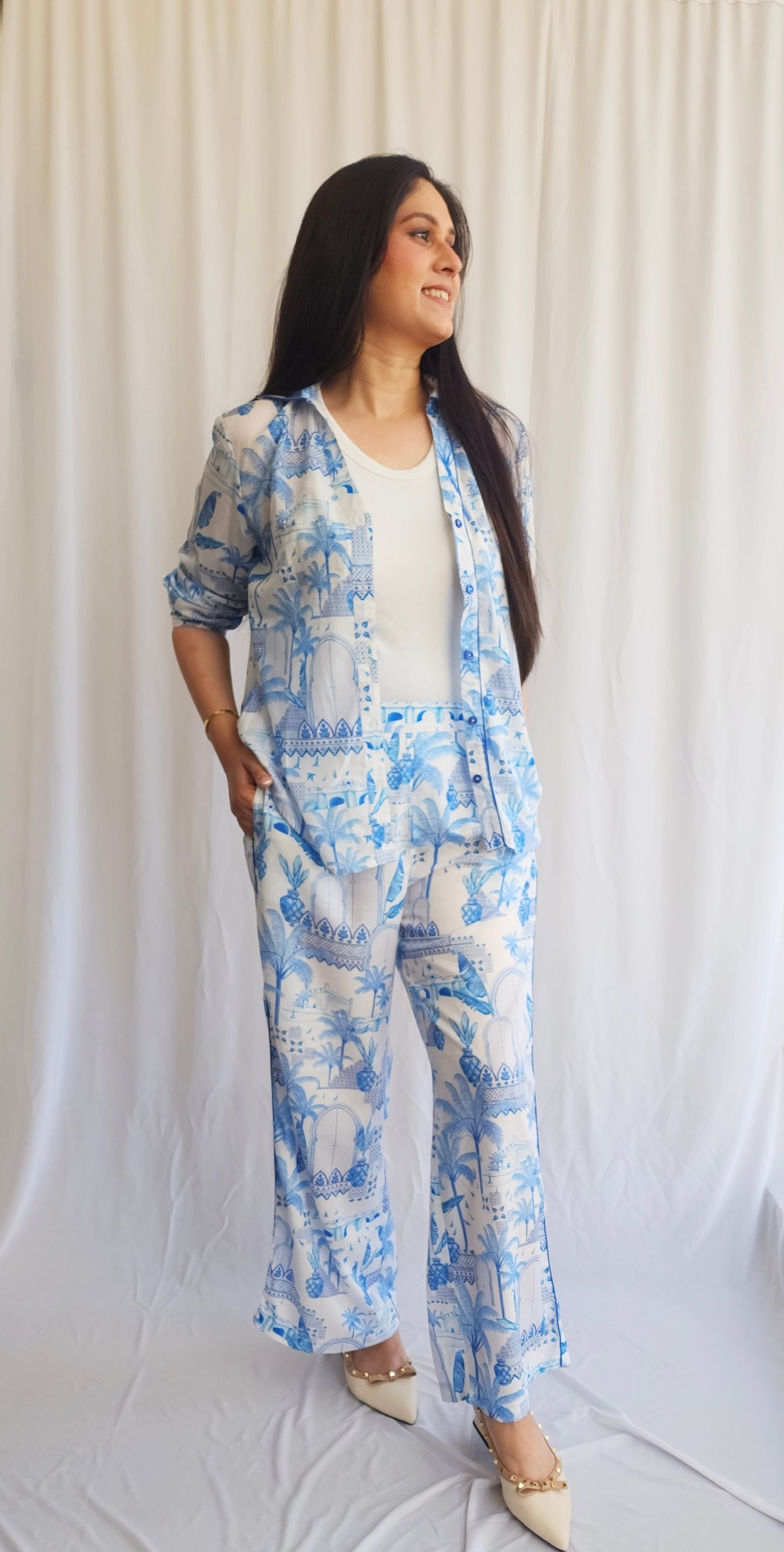 Blue Mirage Co-ord Set