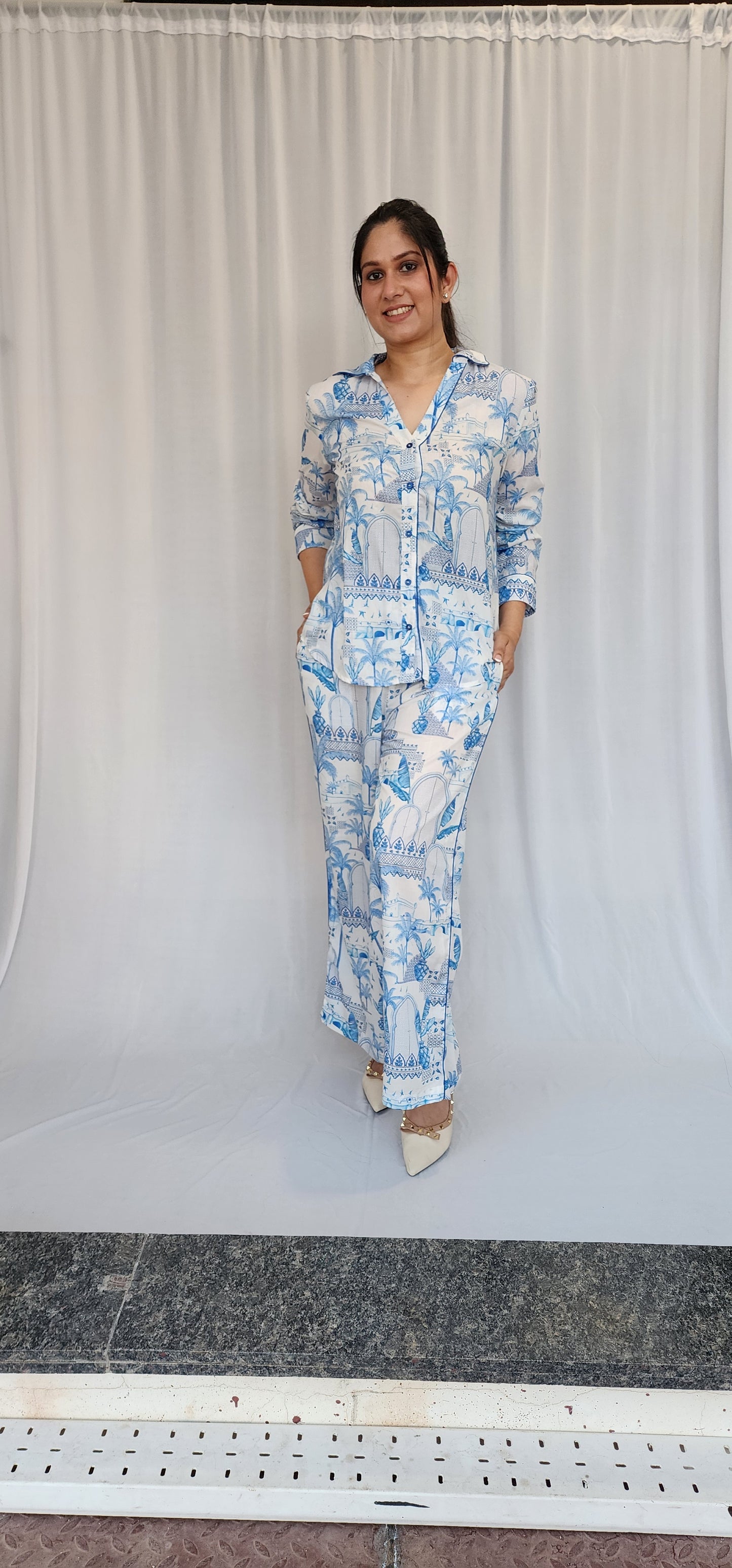 Blue Mirage Co-ord Set