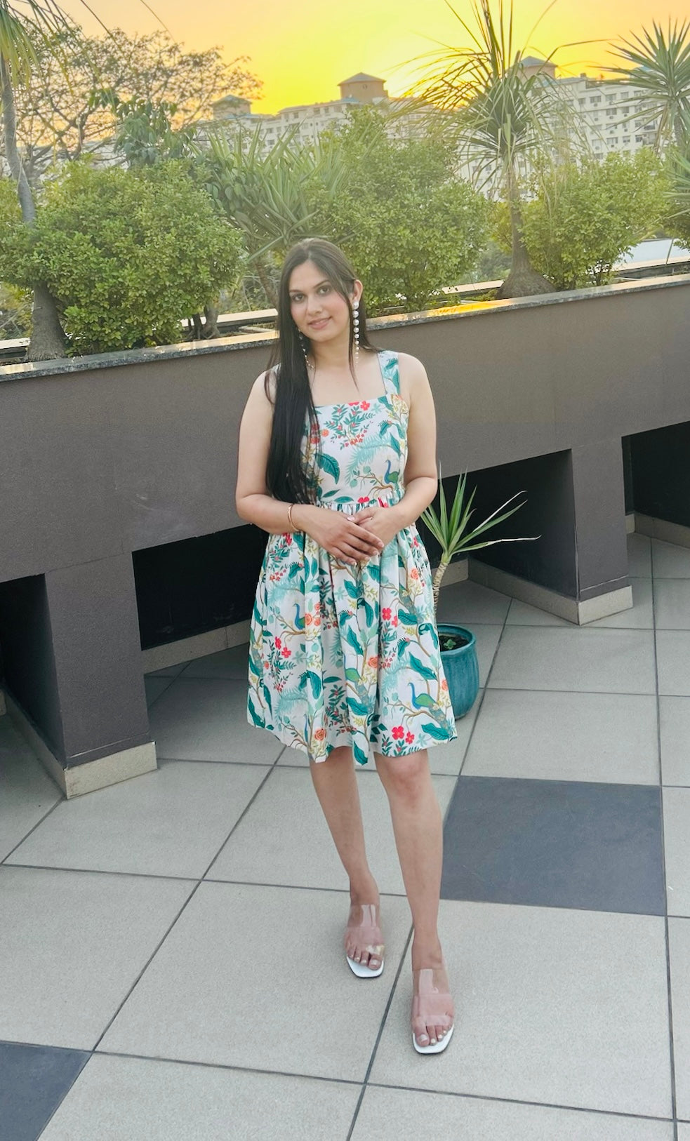 Peacock Blossom Dress