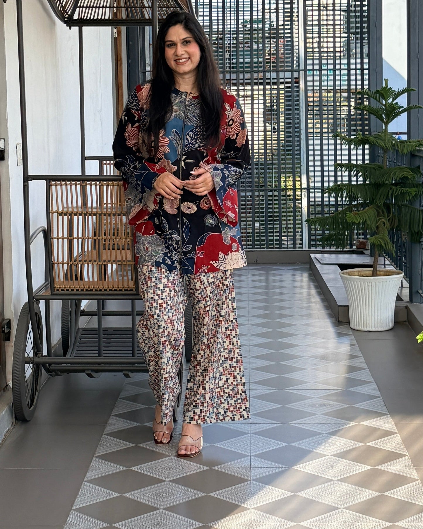 Naina Blue Co-ord Set