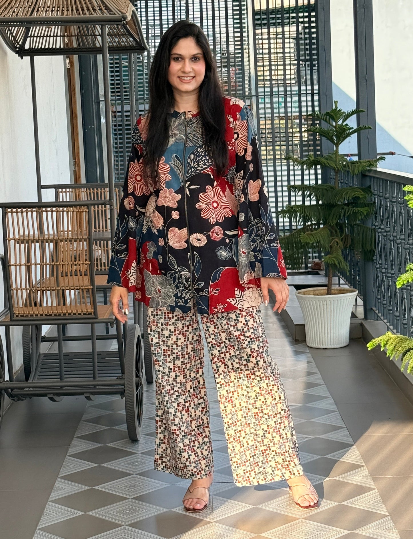 Naina Blue Co-ord Set