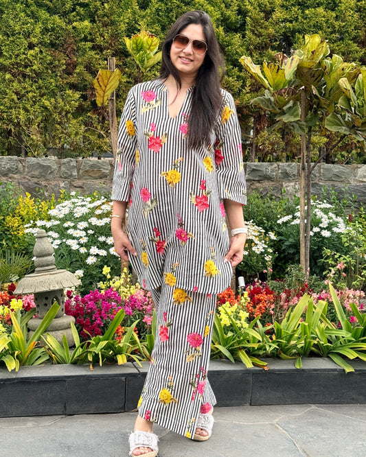 Wanderlust Co-ord set (Classic Black)