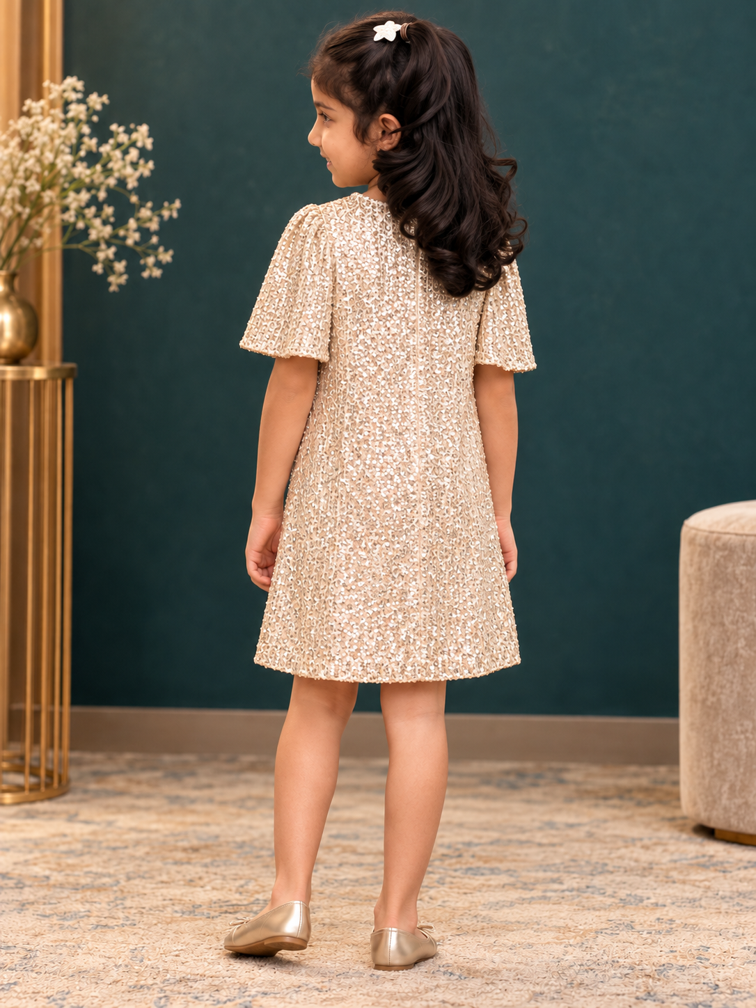 Golden Hour Dress – Kids - back