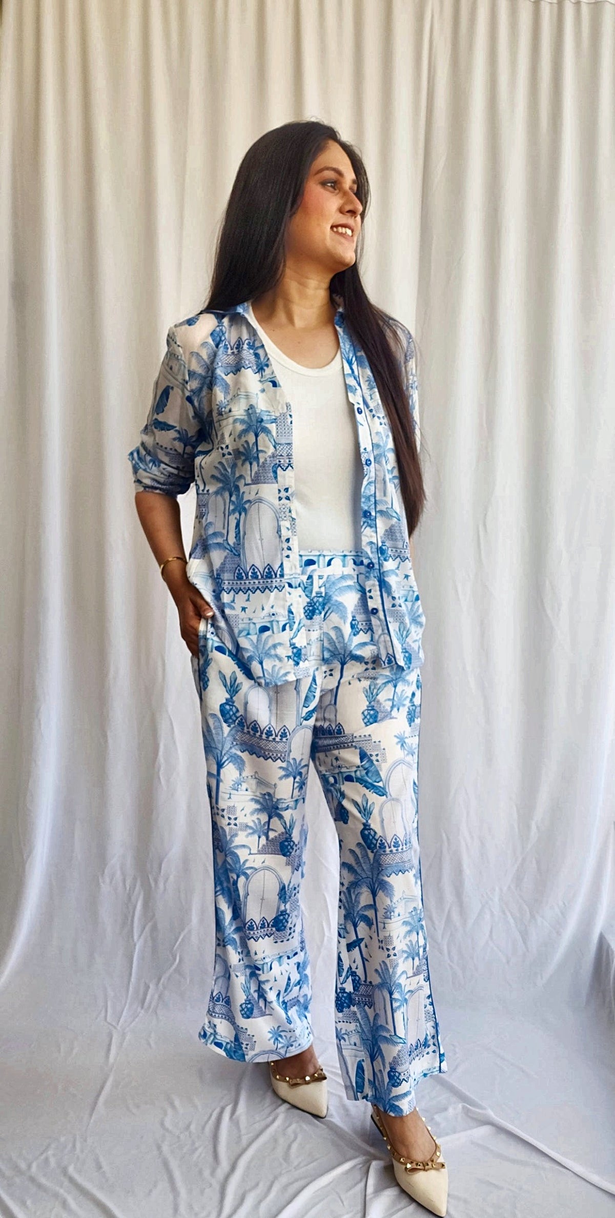 Blue Mirage Co-ord Set