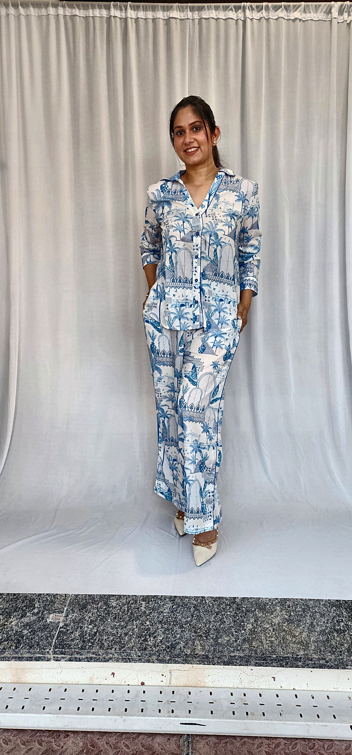 Blue Mirage Co-ord Set