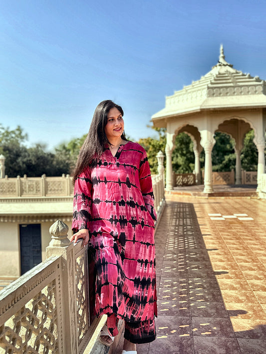Rangreza – Gulabi Shaam Kurta Set