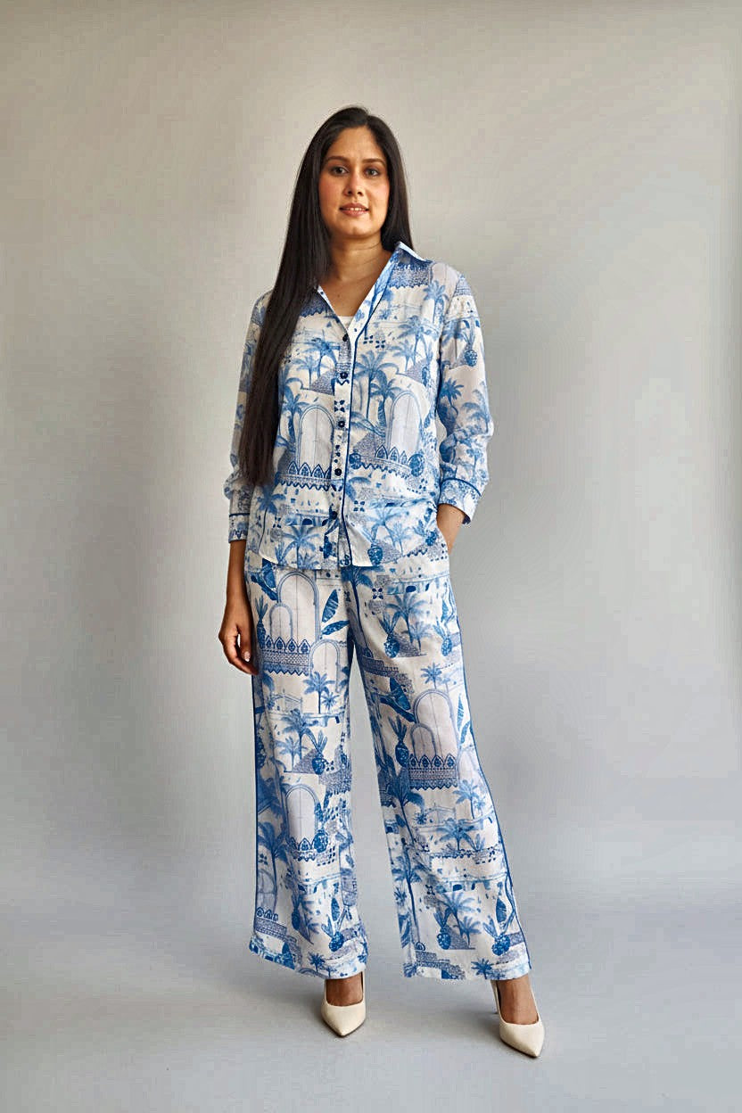 Blue Mirage Co-ord Set