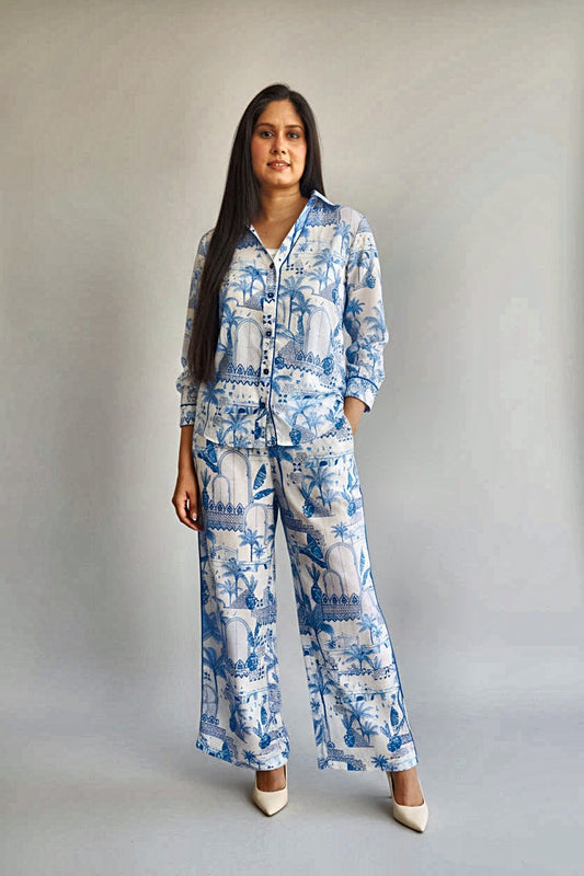 Blue Mirage Co-ord Set