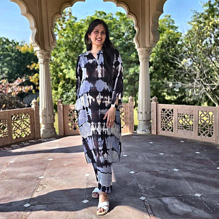 Rangreza – Dhuaan Grey Kurta Set