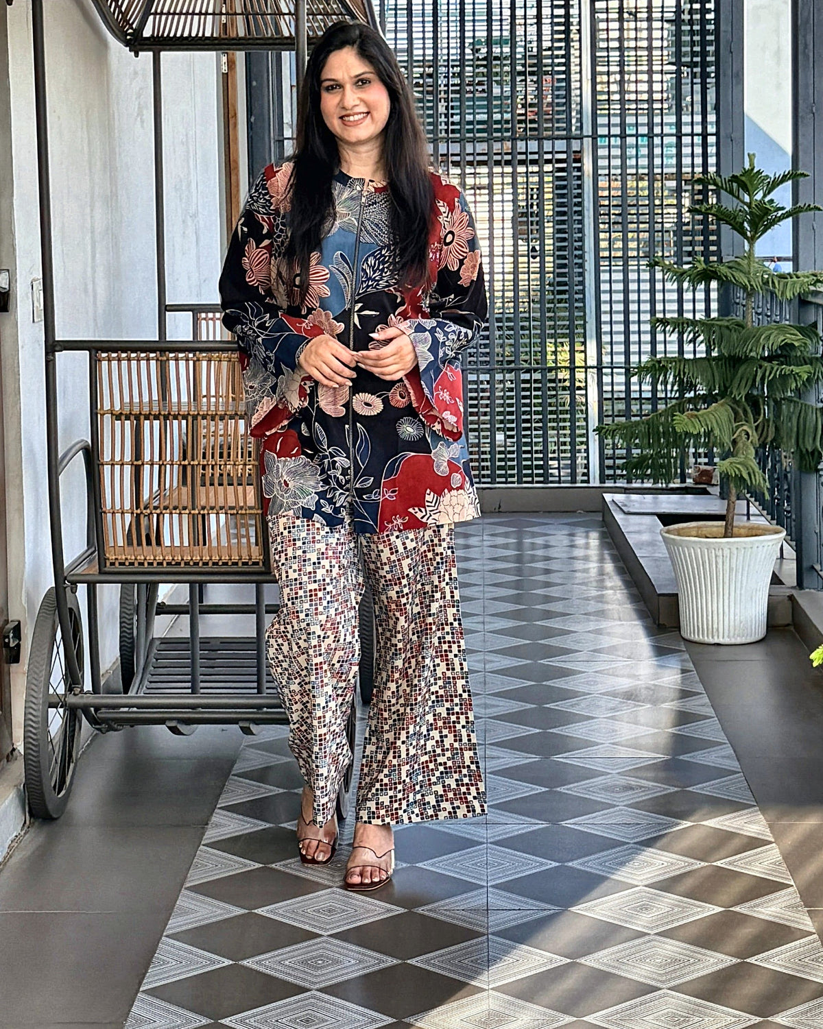Naina Blue Co-ord Set