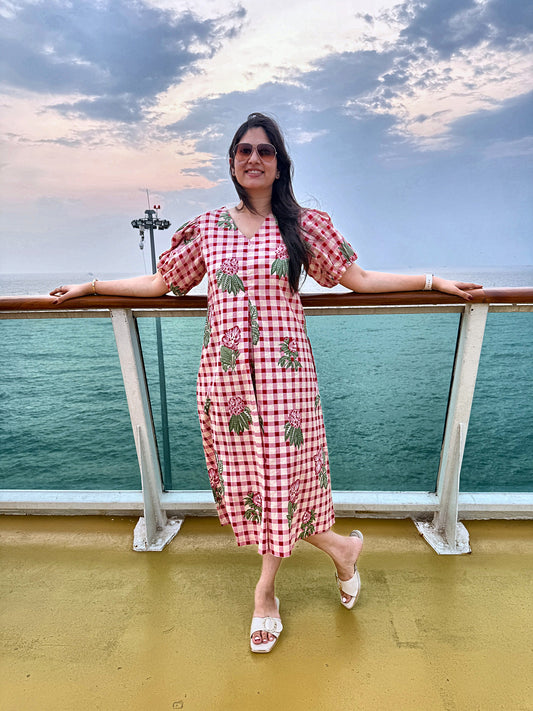 Rosé Picnic Dress