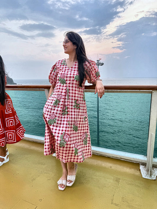 Rosé Picnic Dress